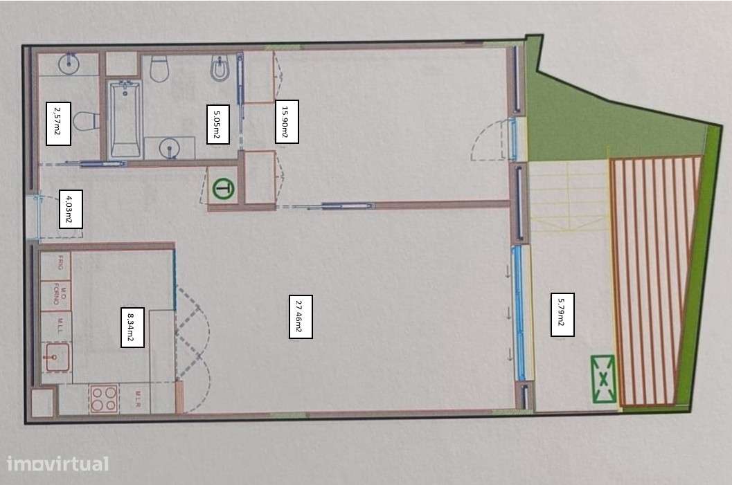 Apartamento T1 Novo em Setúbal-35