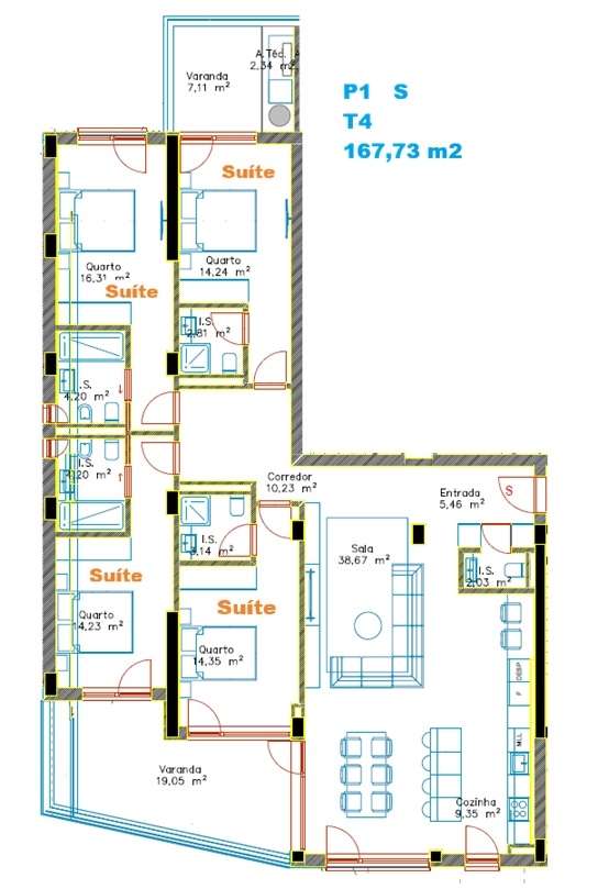 Apartamento T4 - Quinta da Portela - Coimbra/Venda-7