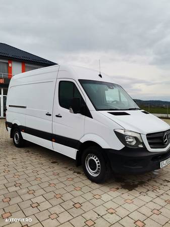 Mercedes-Benz Sprinter 313 CDI Mijlociu + Înalt An 2016 Climă Scaun pernă aer Talpă spate de urcare Stare impecabilă - 1