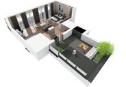 Balkon plus 2 tarasy. Łącznie 37m2. Przy metrze - Miniaturka obrazka: 4/7