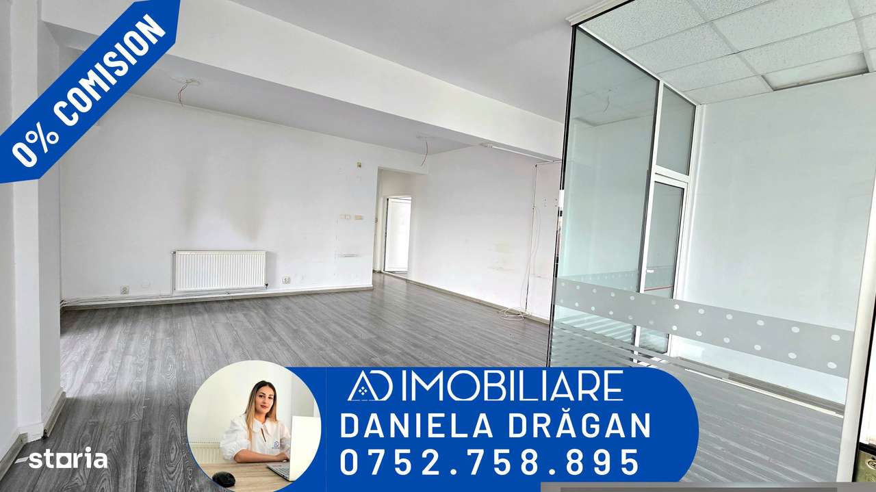 Spațiu comercial/birouri de închiriat – 160 mp în centrul orașului - Imagine principală: 1/9