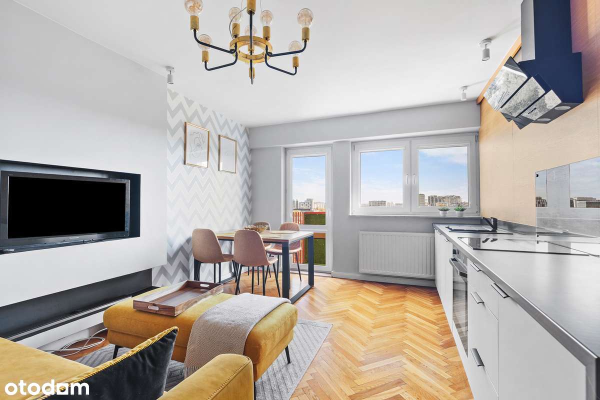 Nowoczesne 3-pok, piękny widok, balkon, piwnica, Mokotów - Pełny obrazek: 2/15