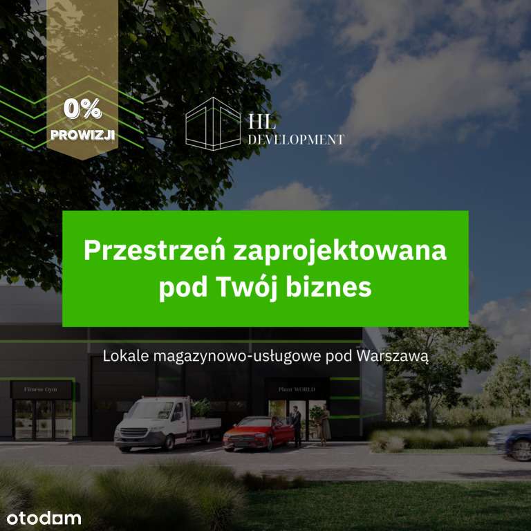 Rentowność 9,9%. Magazyn 241m2 | 1 km od S8/S2-5