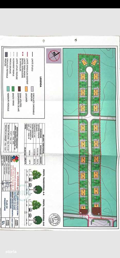 Vand teren intravilan – Cartier modern, Strada Tihuta, Frumusani - Imagine principală: 2/2