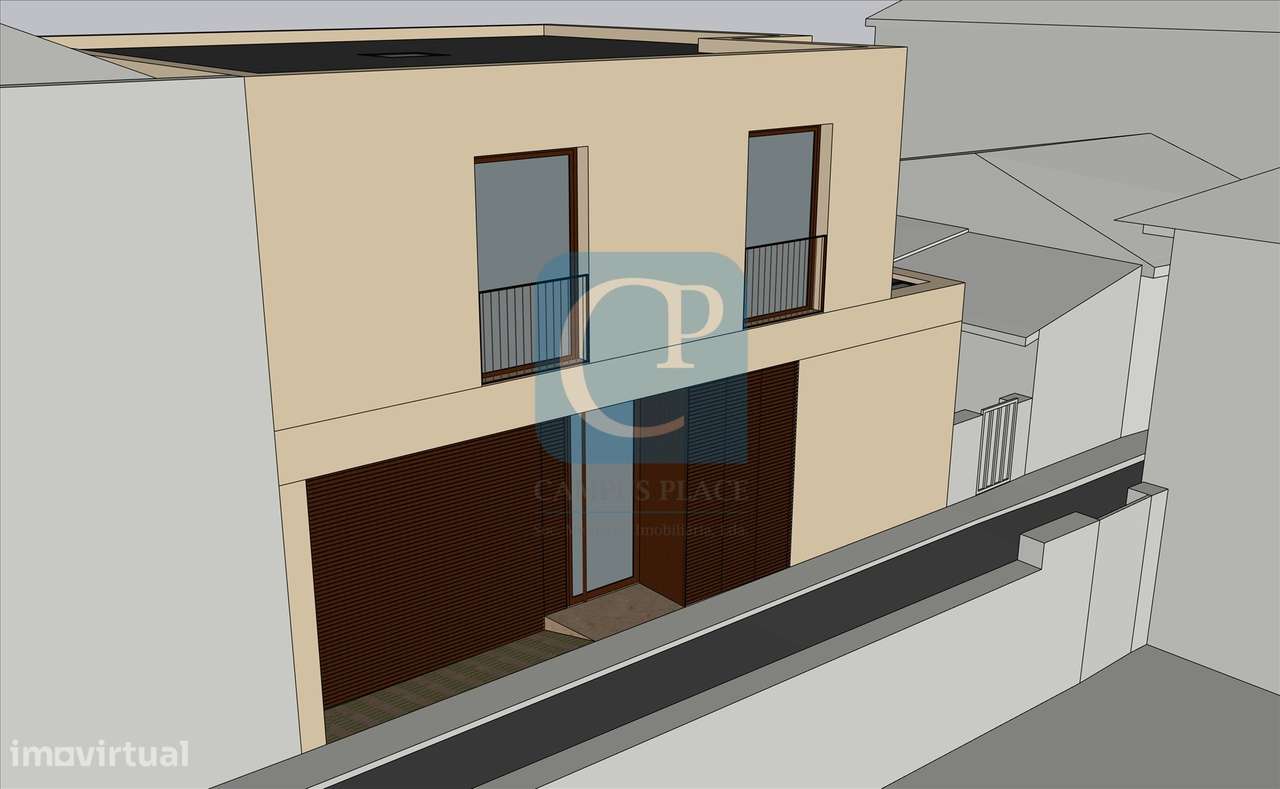 Terreno com Projeto de Arquitetura Aprovado em Pedrouços, Maia-11