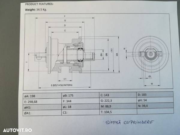 Oferta Speciala Role mars simple si duble Caterpillar - 3