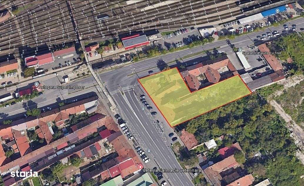 Teren intravilan curti constructii - 5.800 mp - constructii demolabile - Imagine principală: 1/2