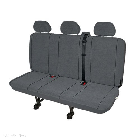 Husa bancheta auto cu 3 locuri pentru Jumper Jumpy Fiat Ducato Scudo Ford Transit Iveco daily Sprinter -2005 Vito Nissan Opel Movano Vivaro Peugeot Boxer Expert Renault Master Trafic VW Caravelle LT Transp - 1