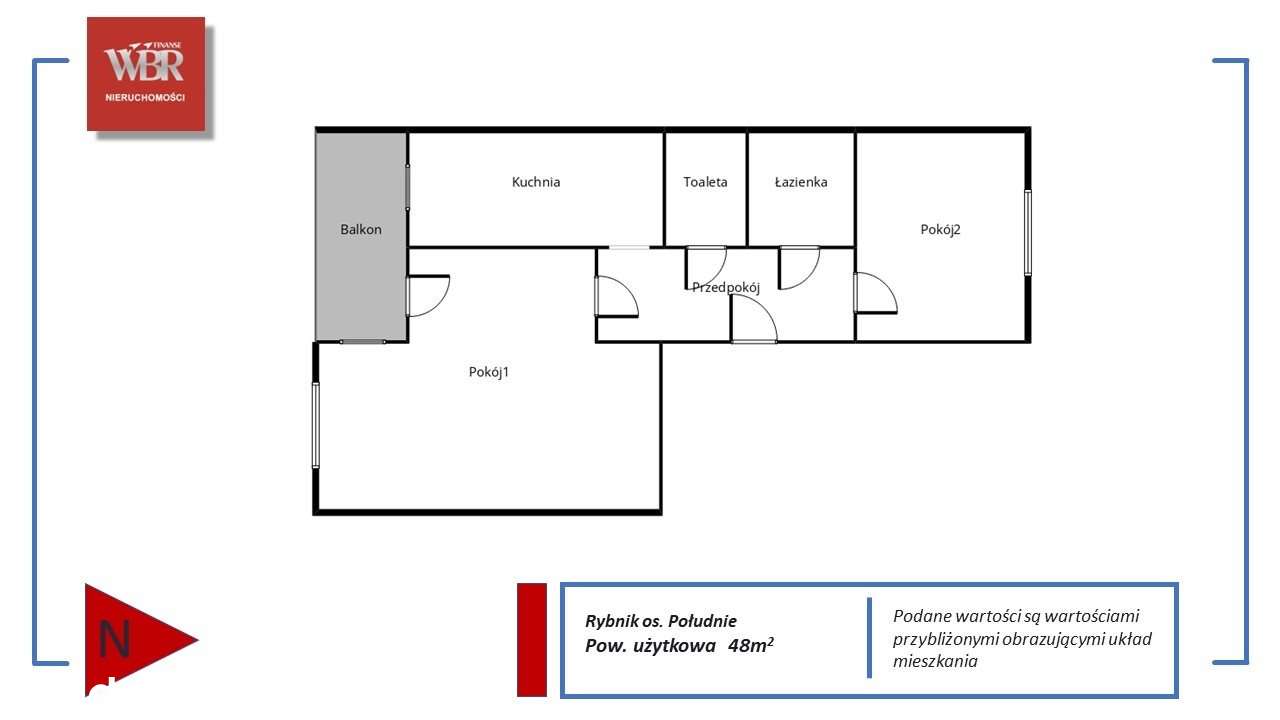 2 Pokoje Parter Balkon-10