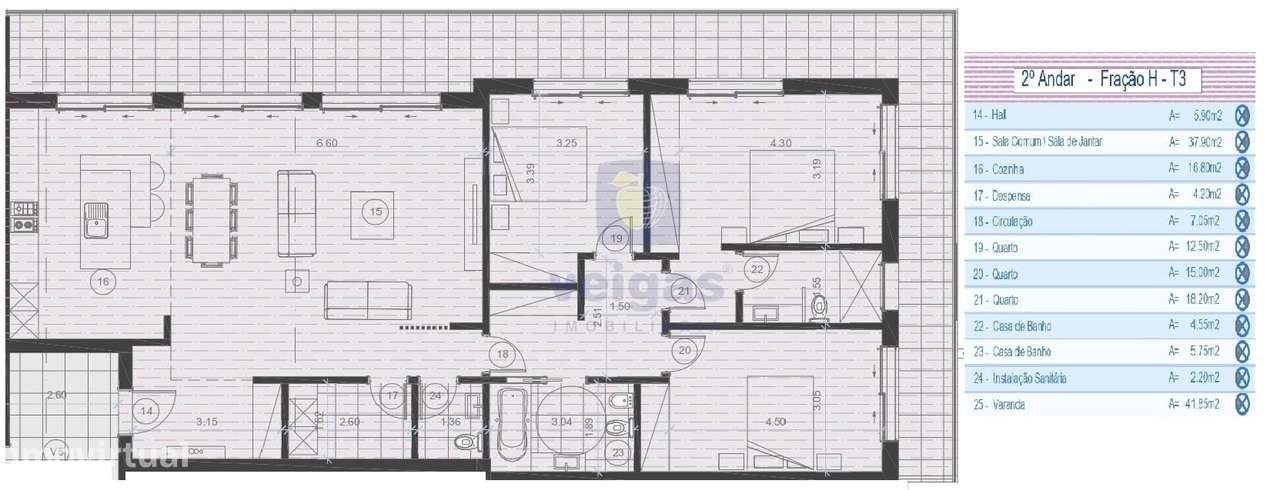Apartamento T3 Novo em Leiria, Parceiros, com garagem box fechada para-11