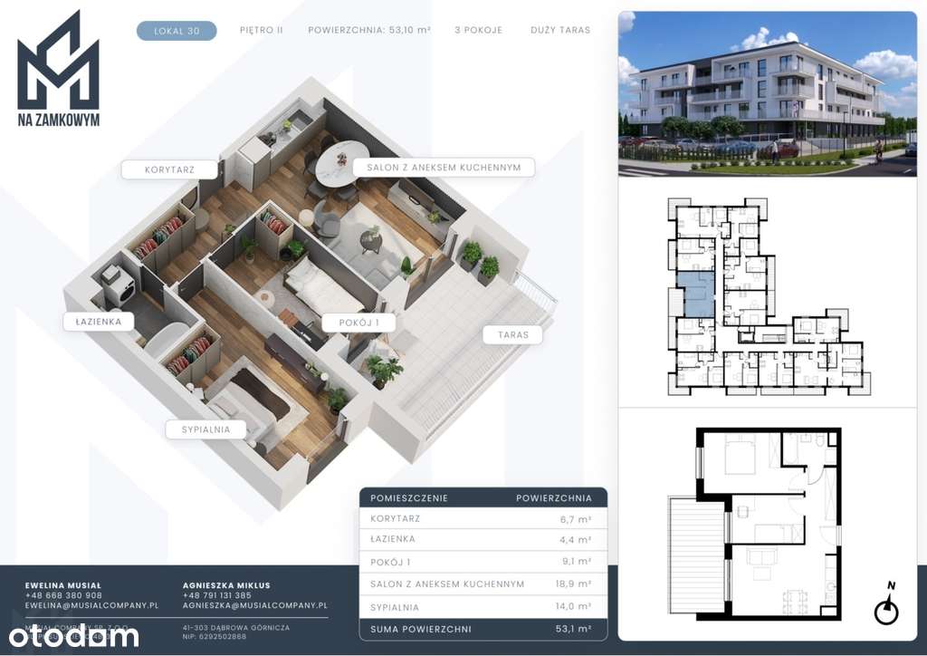 3-pokojowy apartament na nowym Os. Na Zamkowym-2