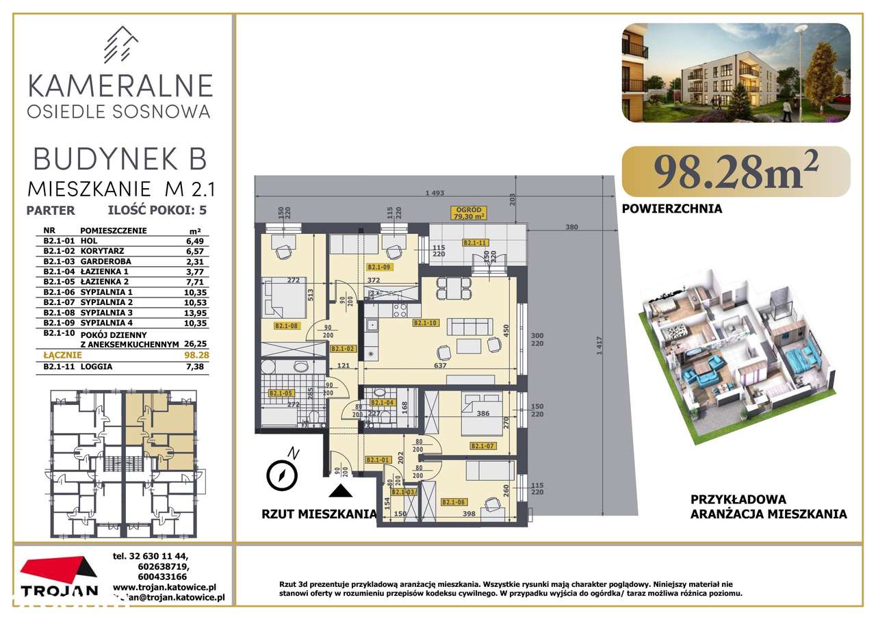 Osiedle Sosnowa | mieszkanie 5-pok. | B2_1 - Pełny obrazek: 2/9