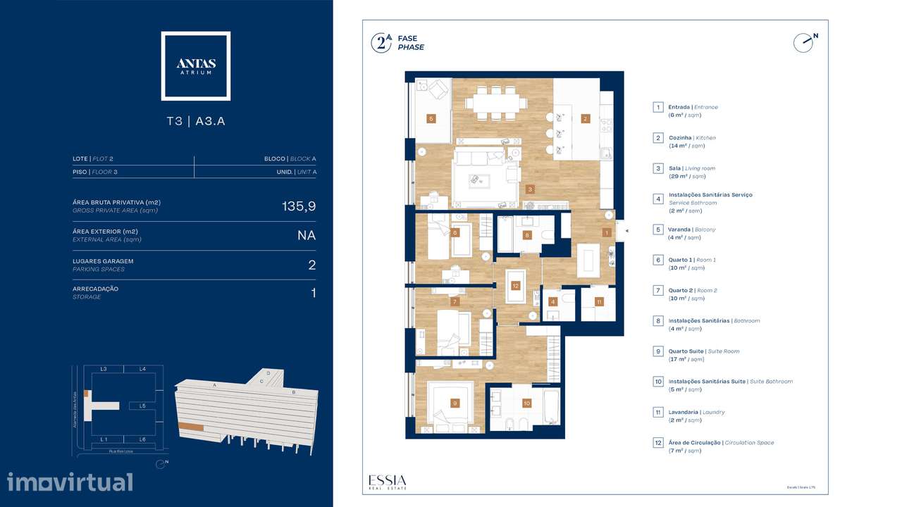 T3 Novo Alameda Antas | T3 Piscina e Jardim Porto | Antas Atrium-34