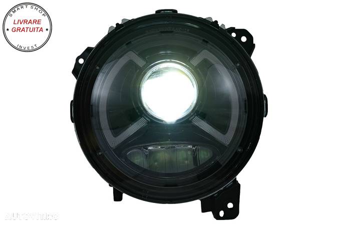 Faruri LED compatibile cu Jeep Wrangler IV JL/JLU (2018-up)- livrare gratuita - 12