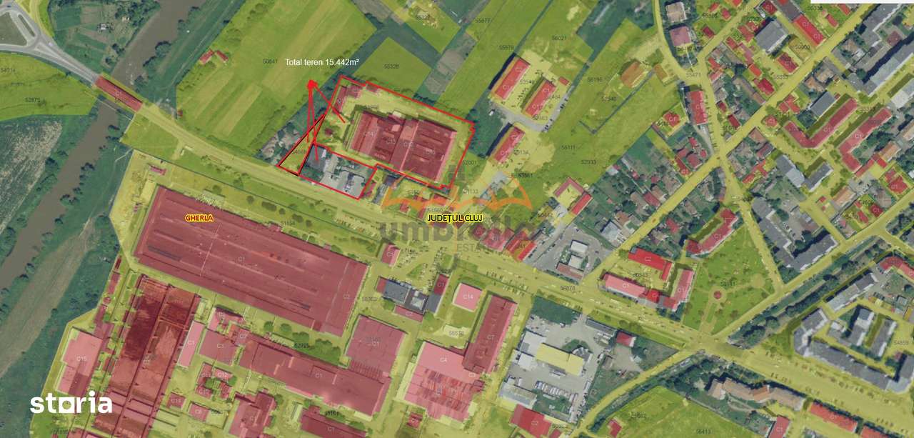 Teren de vanzare intravilan Gherla 15.618m² - Imagine principală: 2/3