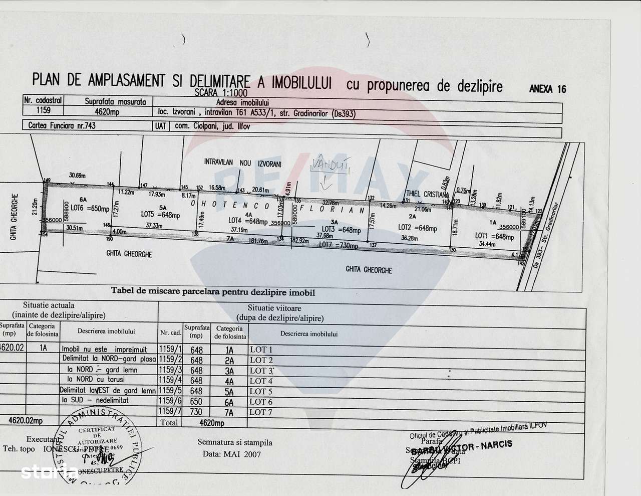 Vanzare teren Snagov - Izvorani, Strada Gradinarilor - Imagine principală: 5/12