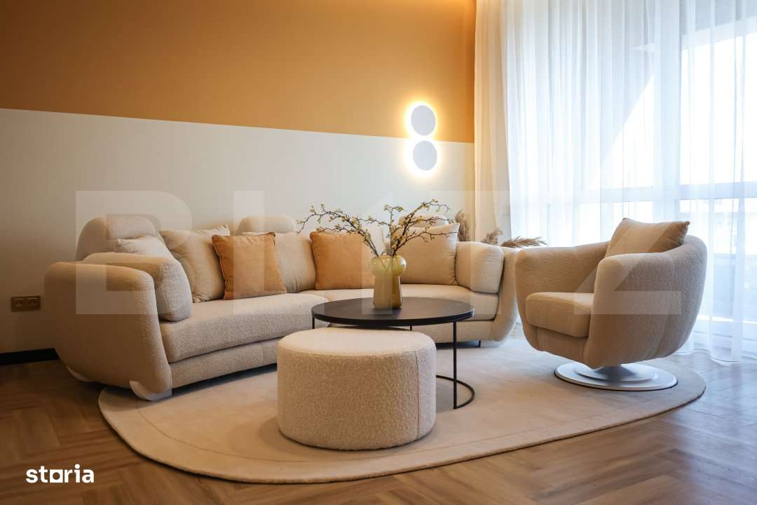 Apartament de lux, de vanzare, cu 2 camere, 56 mp + Parcare Subterana - Imagine principală: 3/17