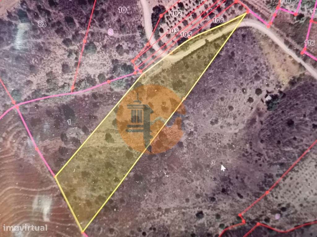 TERRENO RUSTICO COM 10.320 M2 PRÓXIMO A ALMADA D'OURO EM CASTRO MAR... - Grande imagem: 2/45