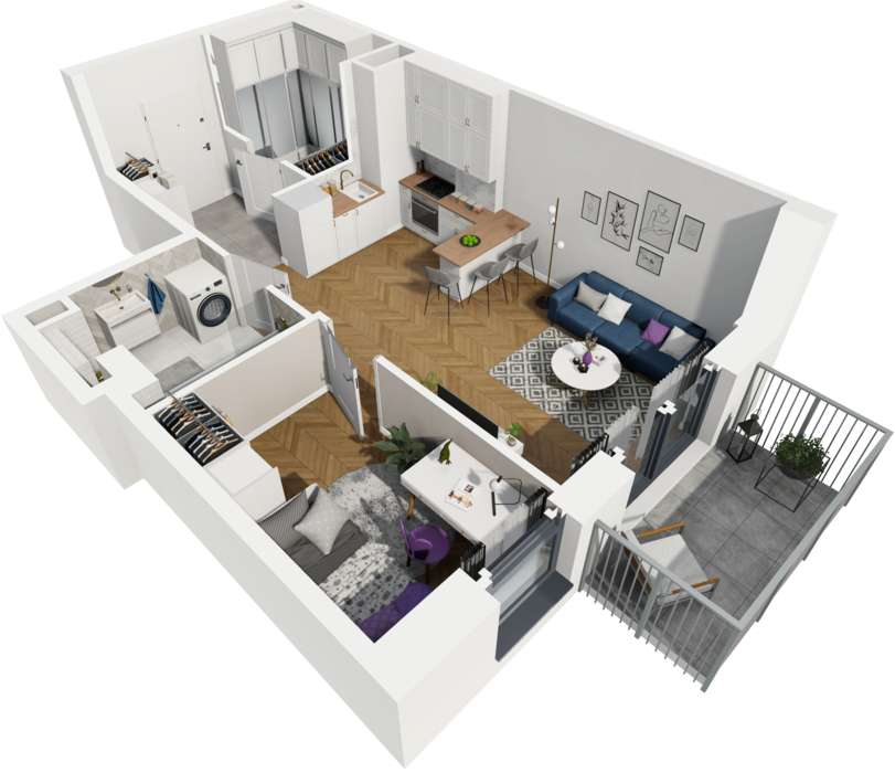 Garaż w cenie***Centrum w 16 minut**Pełna oferta - Pełny obrazek: 4/6