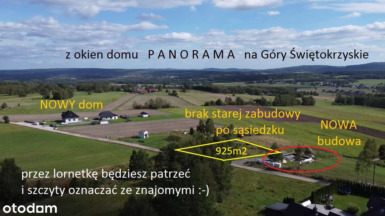 WIDOKOWA południowa na Świętokrzyskie Góry Mocy Grzymałków-4