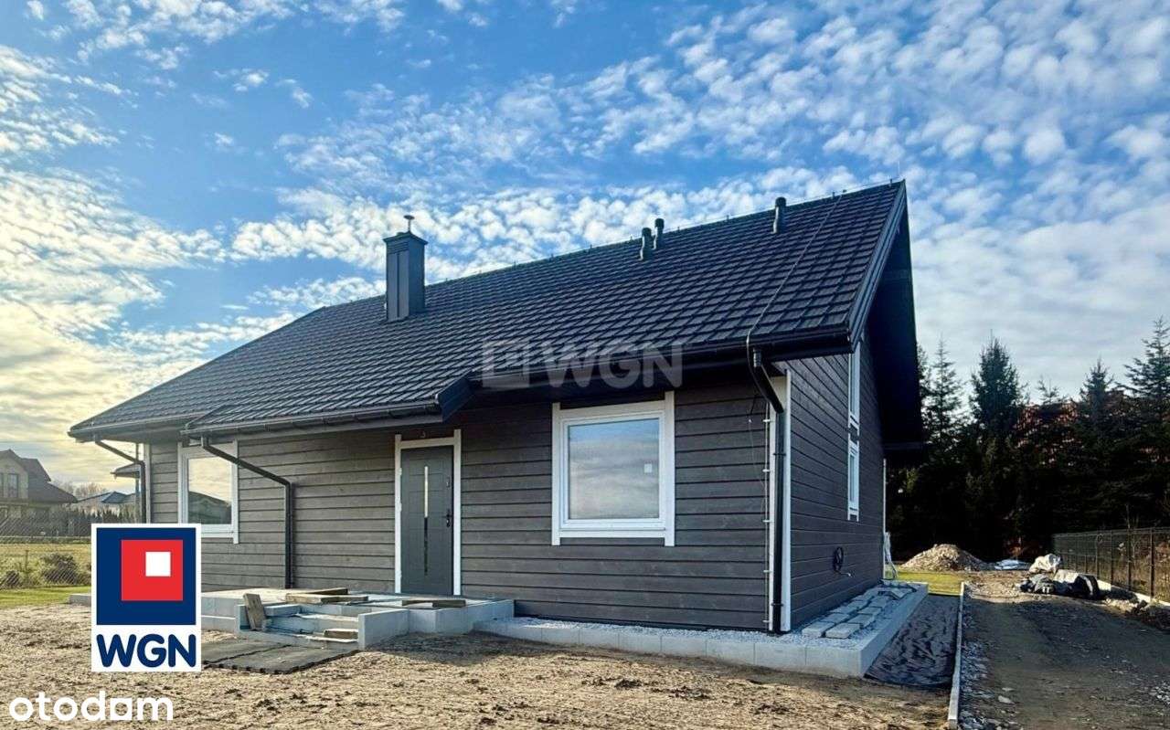 Dom szkieletowy z antresolą, przestrzeń, zieleń, cisza-2