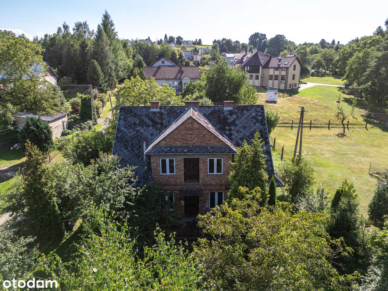 Dom wolnostojący 180m2 na działce 15a, 350m od stacji PKP Szarów-9