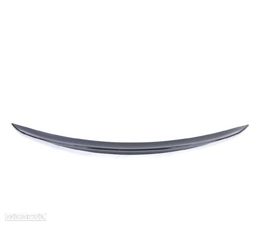 LIP SPOILER TRASEIRO PARA MERCEDES C LOOK AMG COUPE W205 C205 PRETO BRILHANTE - 2