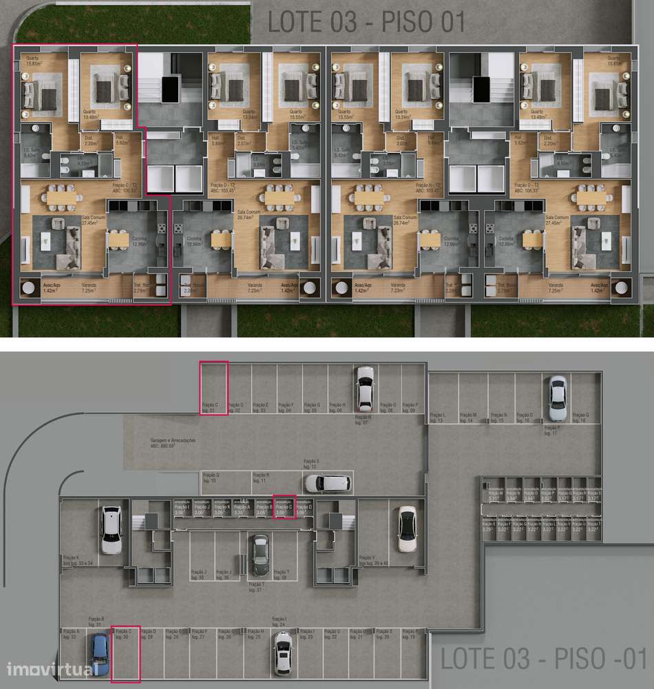 Apartamento de tipologia T2 - Grande imagem: 4/4