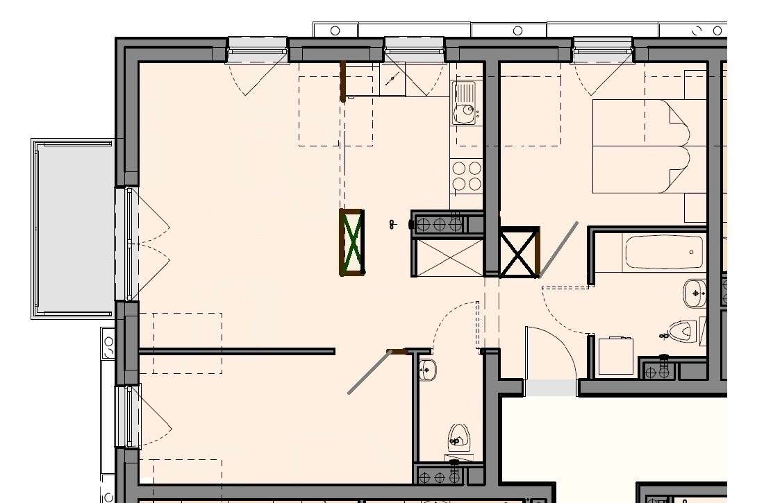 3 pok.| 60 m²| Jagodno| Klima| Inwestycja - Widok 3