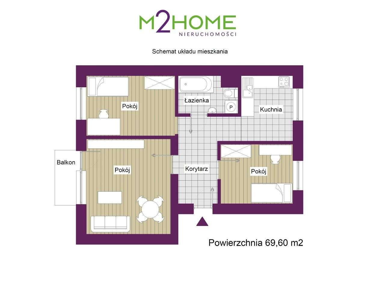 Mieszkanie 3 pokojowe ul. Legionowa-14