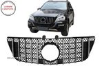 Grila centrala Mercedes ML W164 Facelift (07.2008-2011) Negru Crom GTR Panamerican- livrare gratuita - 6