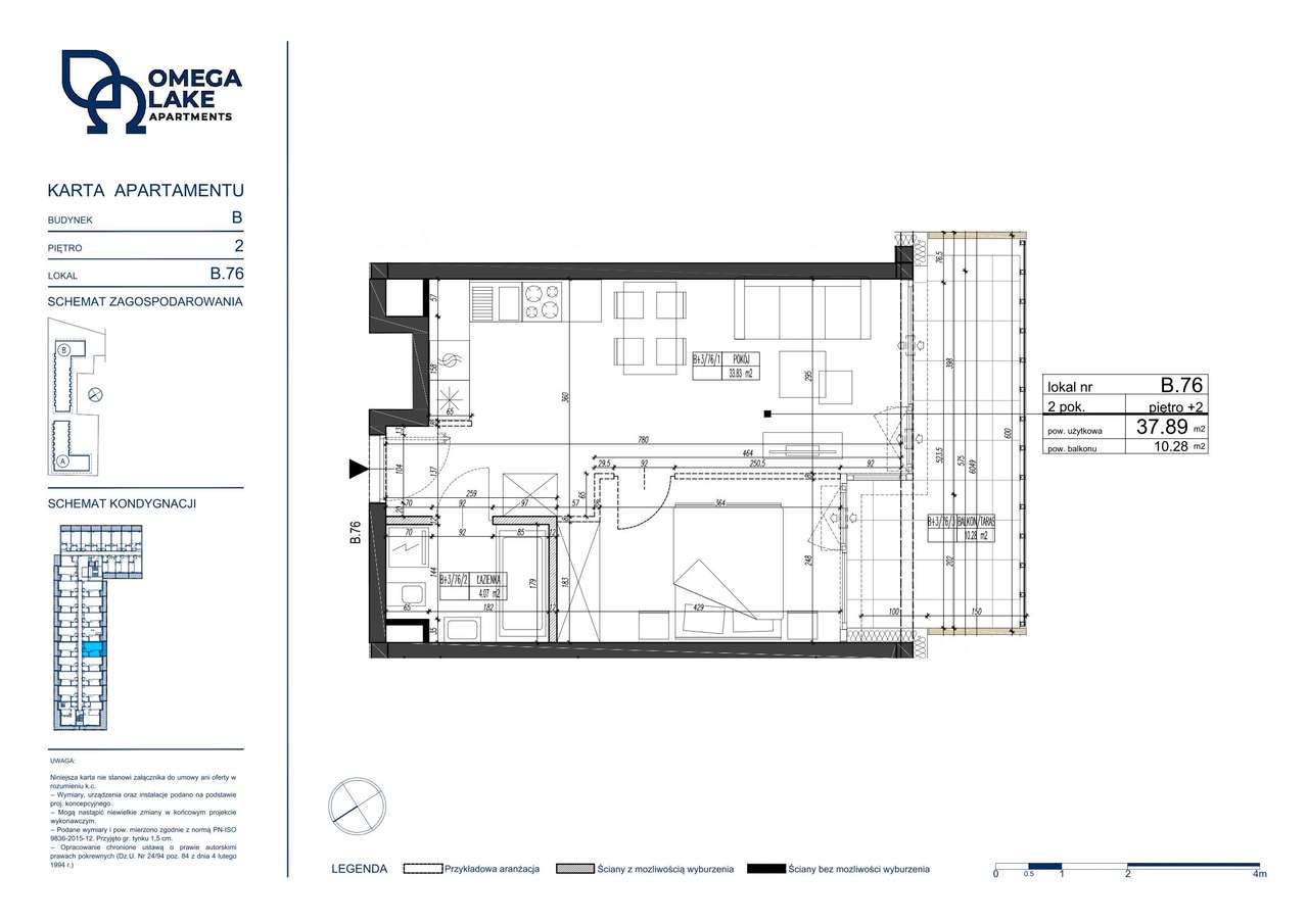 B.76 Omega Lake Apartments – luksusowe apartamenty nad jeziorem Ukiel - Pełny obrazek: 4/18