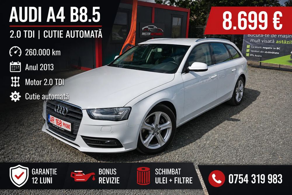 Audi A4 2.0 TDI DPF multitronic S line Sportpaket 2013