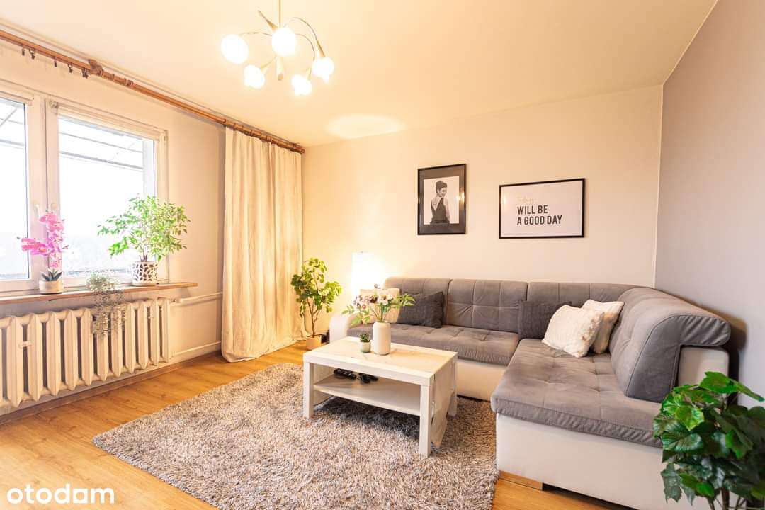 Jasne 49 m² |2 pokoje + balkon |Duża kuchnia |Gotowe do zamieszkania-0