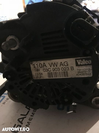 Alternator 110A Volkswagen Polo 6R 1.6b 2009-prezent COD : 03C 903 023 B / 03C903023B - 2