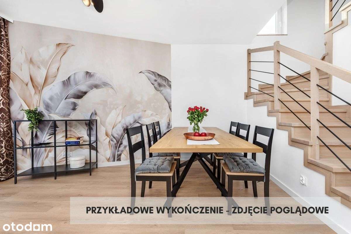 Nowoczesna szeregówka, ogródek, miejsce postojowe - Widok 2