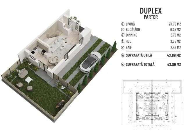 VILA TIP DUPLEX_COMPLEX SITUAT IN ZONA COMERCIALA_COMISION 0! - Imagine principală: 2/20