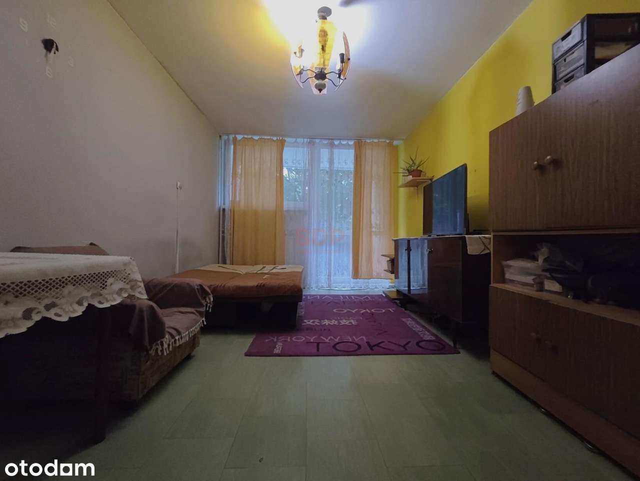 Do remontu – 2 pokoje, balkon, 1. piętro - Pełny obrazek: 5/8