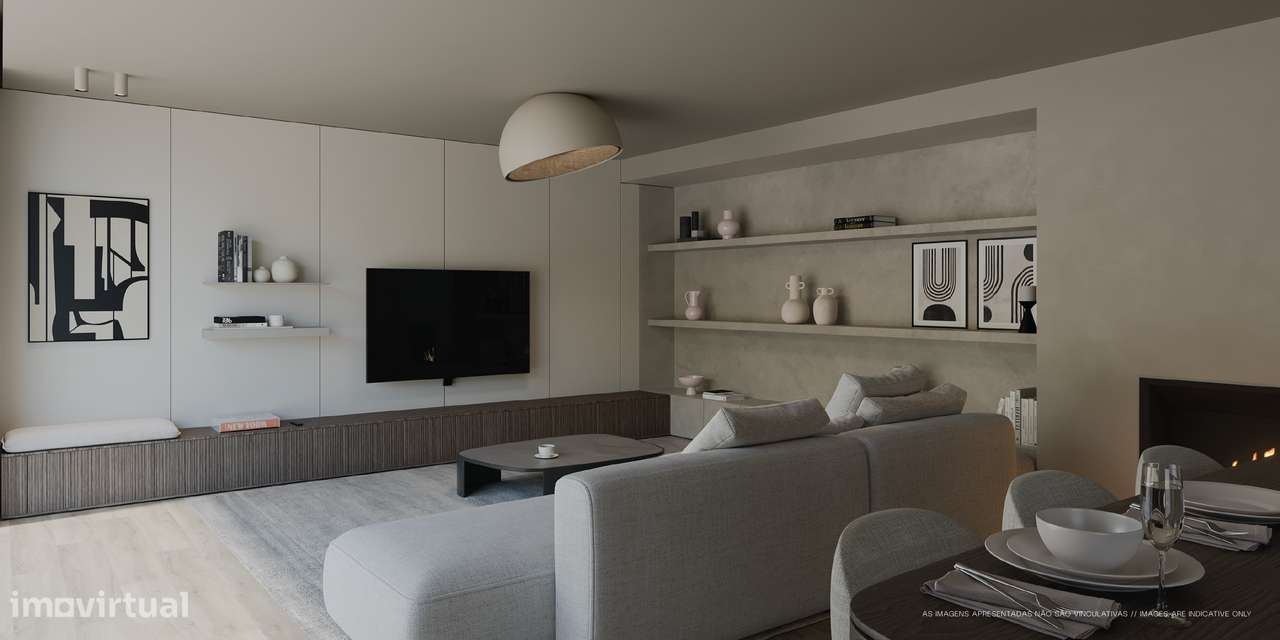 Apartamento T1 | Nova construção | Varanda | Garagem | Piscina | Ginás - Grande imagem: 2/30