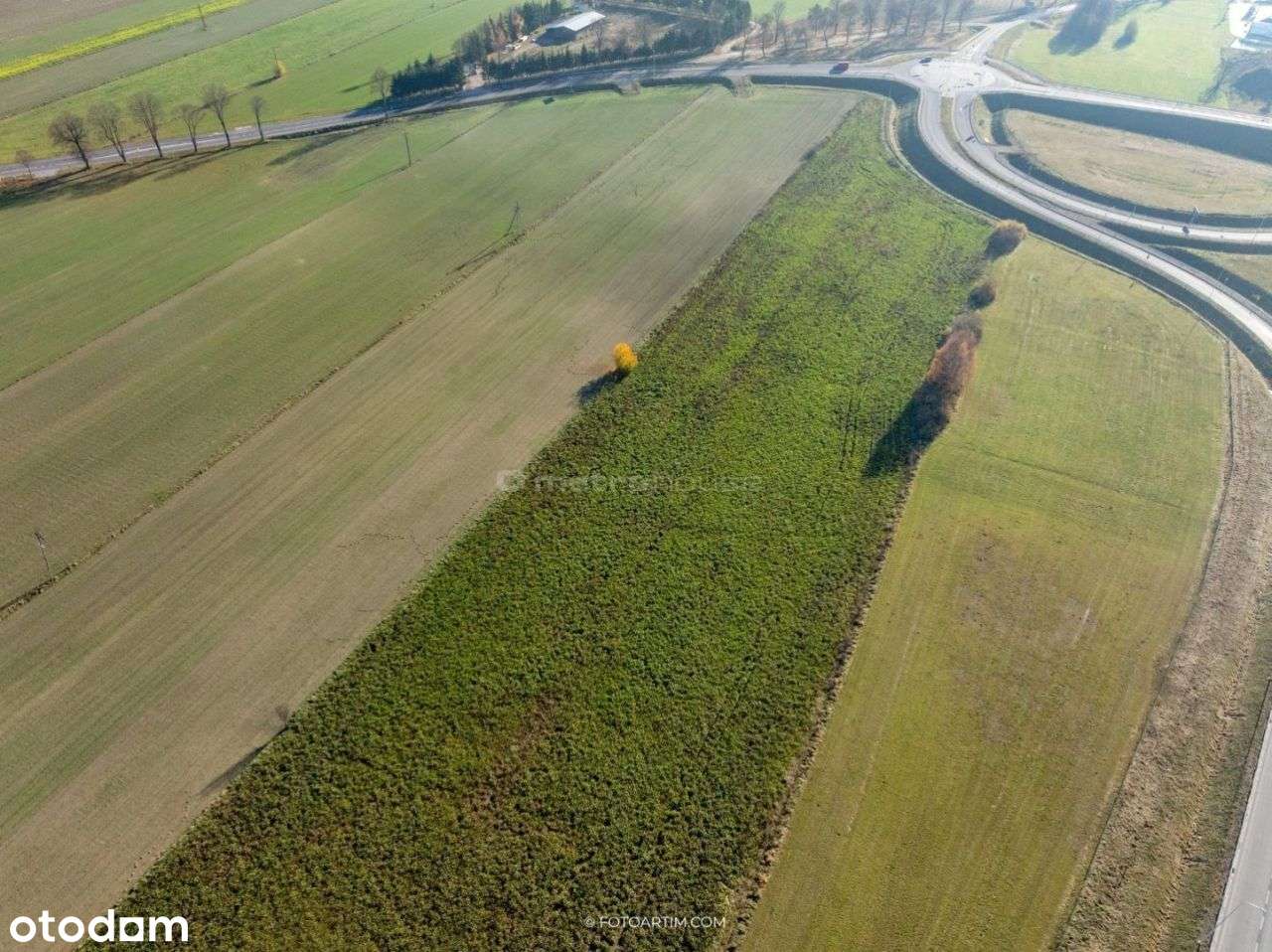 Działka inwestycyjna, objęta Mpzp, przy Dk- S7-6