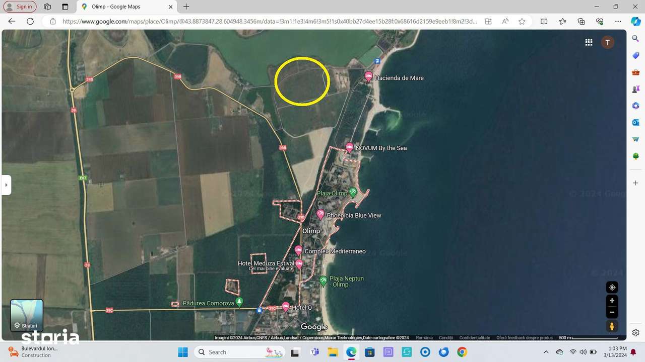 OPORTUNITATE TEREN 15HA LANGA POPASUL PESCARILOR OLIMP - Imagine principală: 3/3