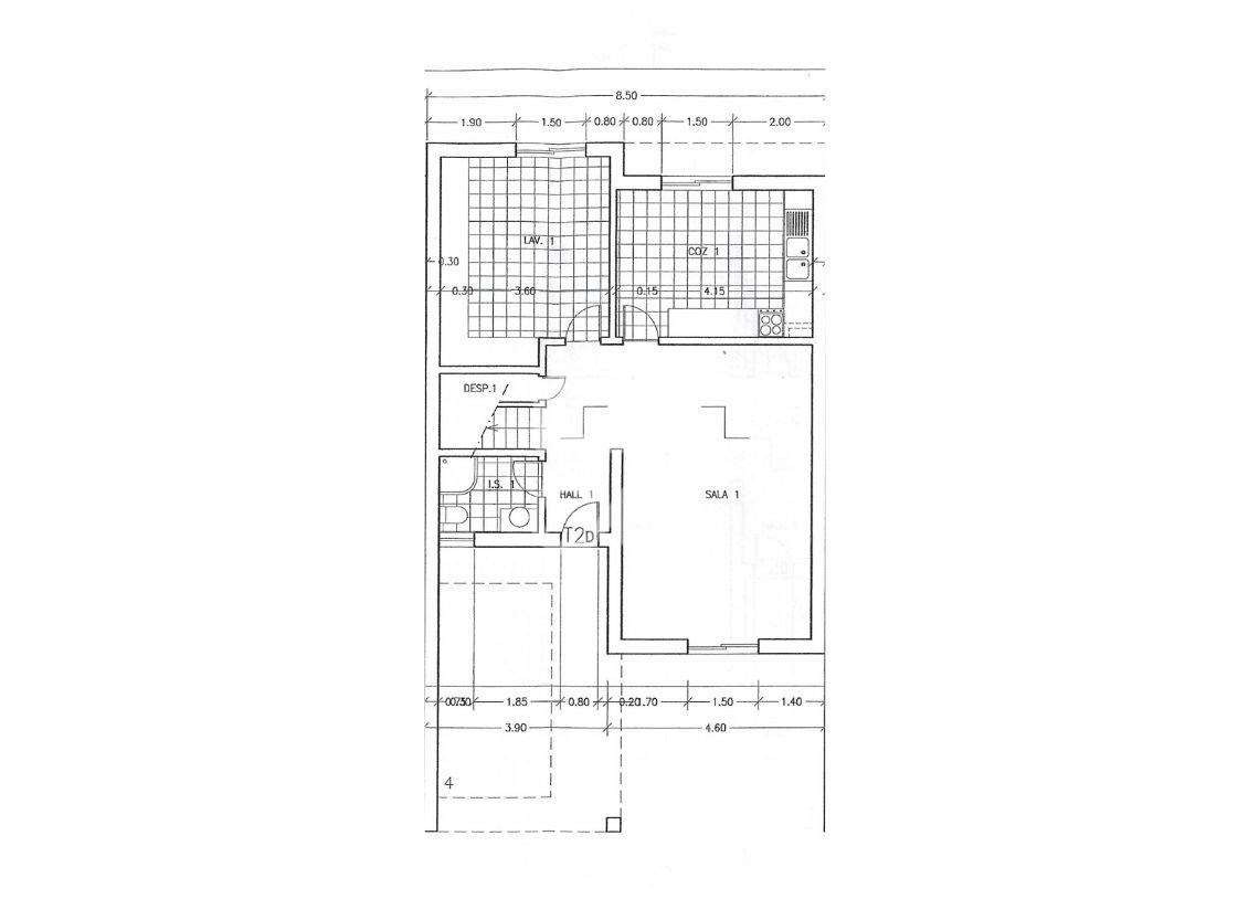 Moradia T3 com piscina, jardim e garagem em Armação de Pêra-56