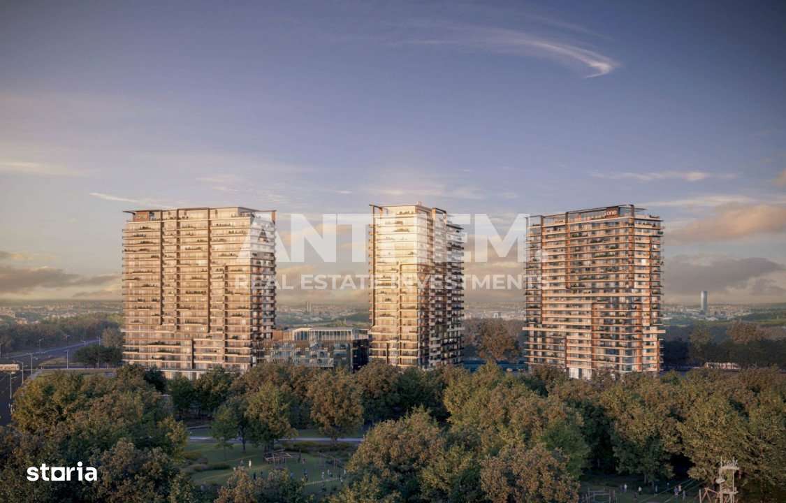 Apartament 2 camere + Loc de parcare ONE High District - Imagine principală: 3/4