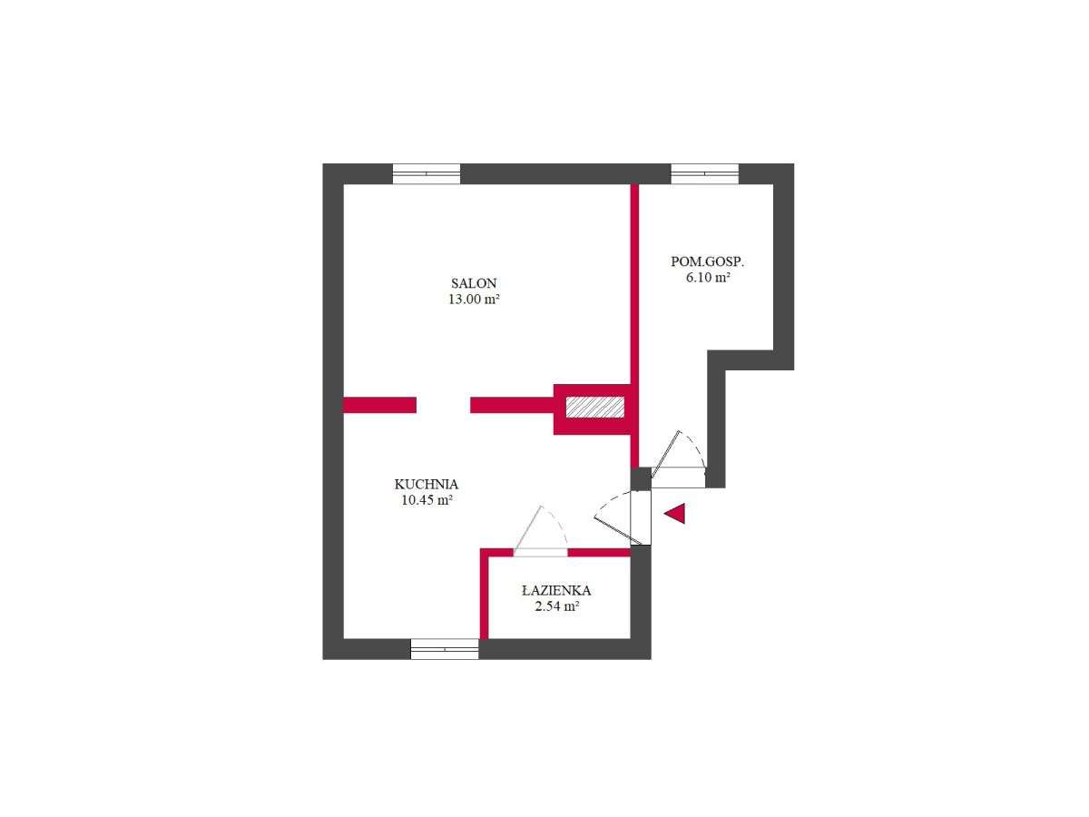 kawalerka gotowa do wprowadzenia na Sołaczu - Pełny obrazek: 4/14