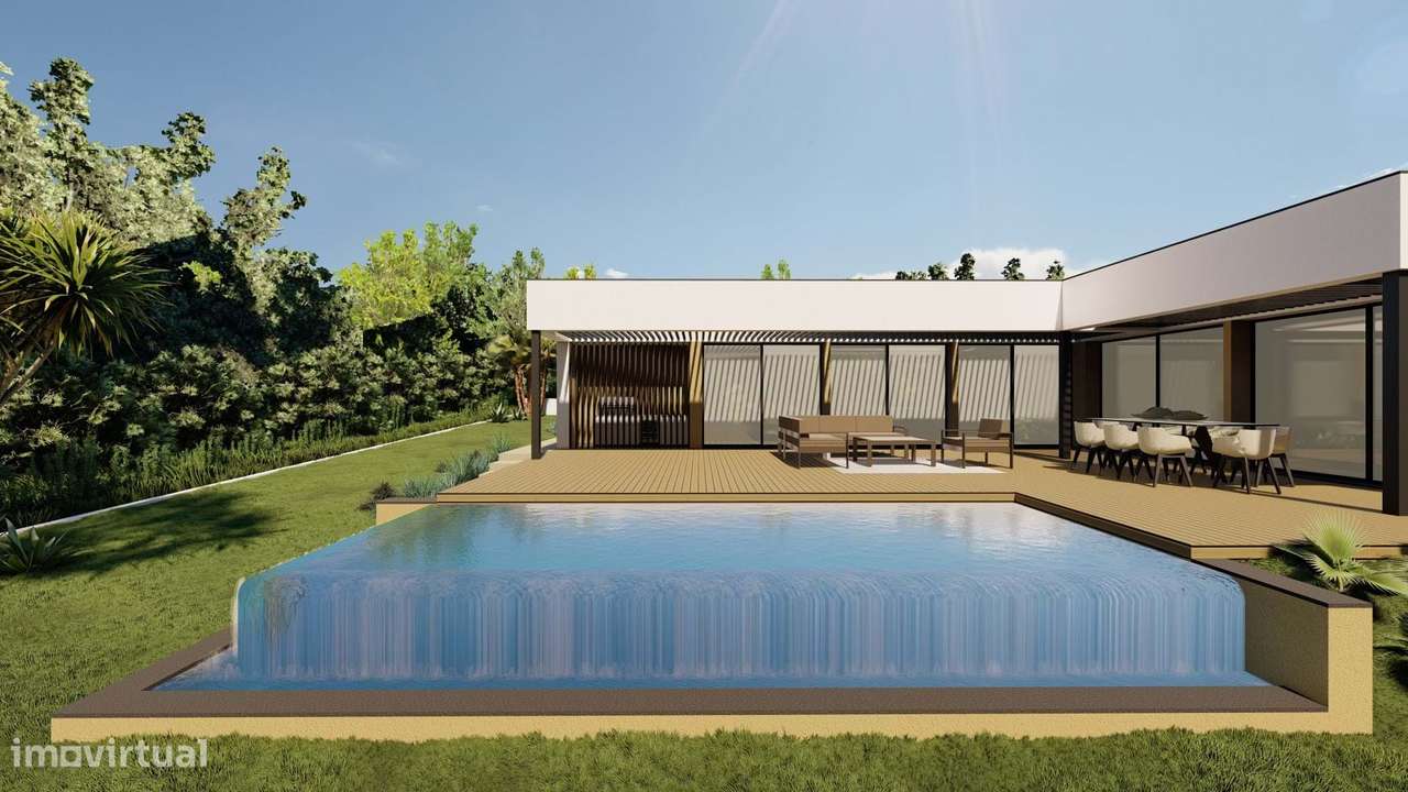 MORADIA T3 EM CONSTRUÇÃO COM PISCINA NA MEXILHOEIRA GRANDE, PORTIMÃO - Grande imagem: 2/19