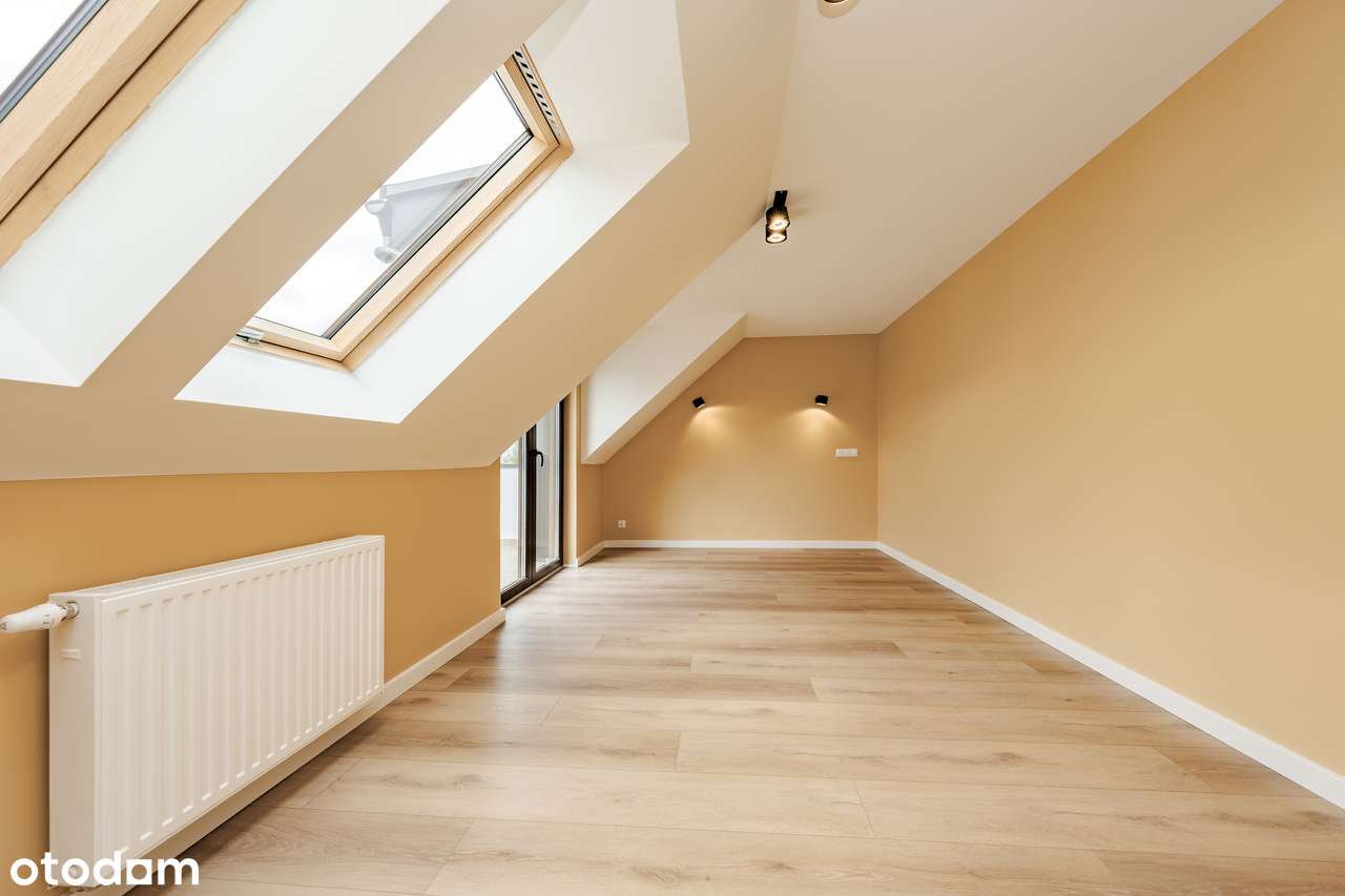 Wykończony apartament - garaż - taras - 2 balkony - strych-9