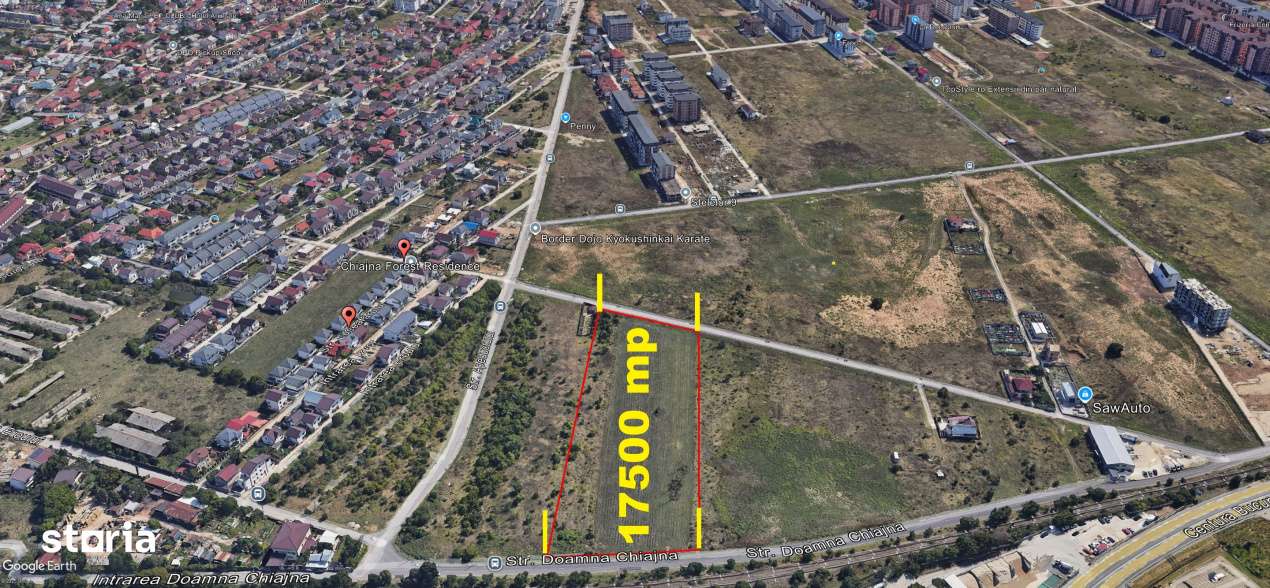 Chiajna teren 12500mp+5000mp pt. blocuri(P+14), Comision 0%-3