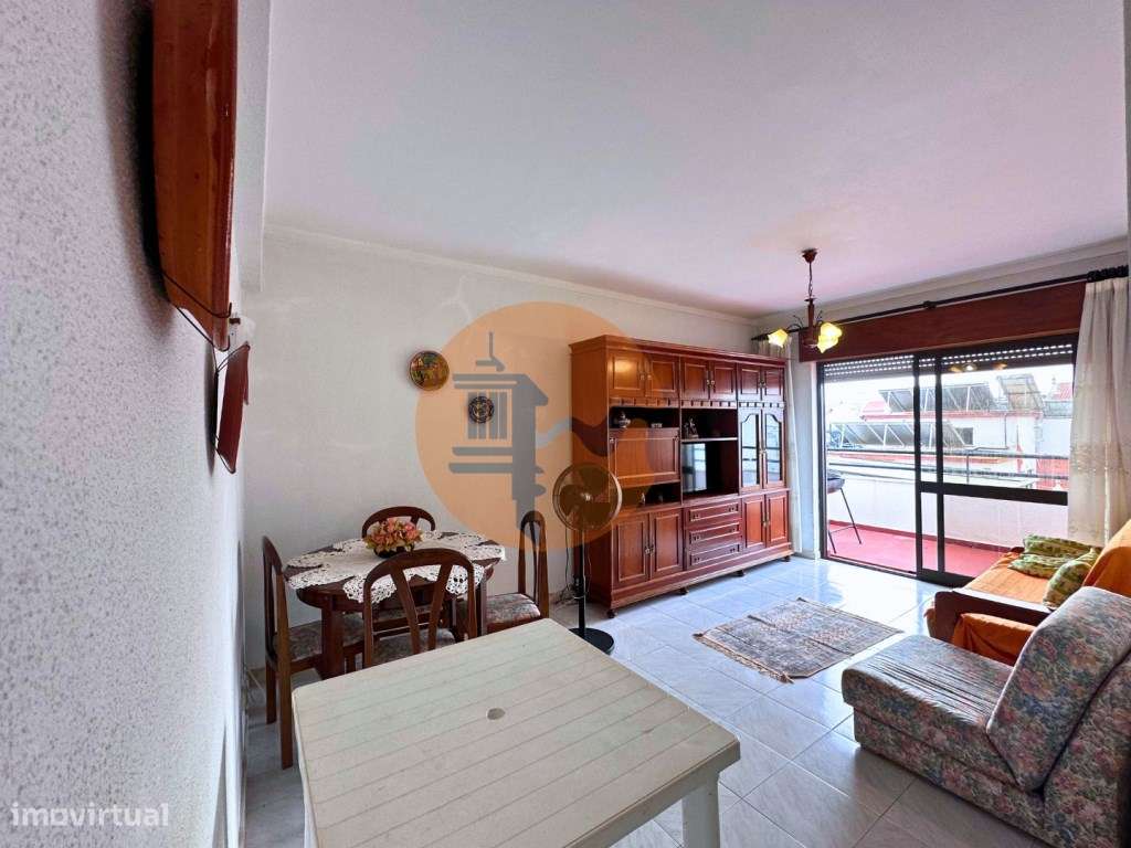 Apartamento T1 com Varanda a Sul | Arrendamento Anual | Monte Gordo - Grande imagem: 3/19