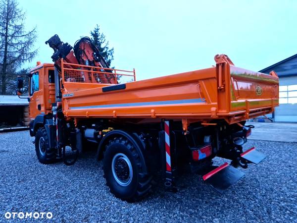 MAN TGM 13.250 4x4 HDS Zwyżka Kosz Wywrotka Meiller Kipper Atlas 125.2 Hak 200 Euro 5 Wyciągarka - 10