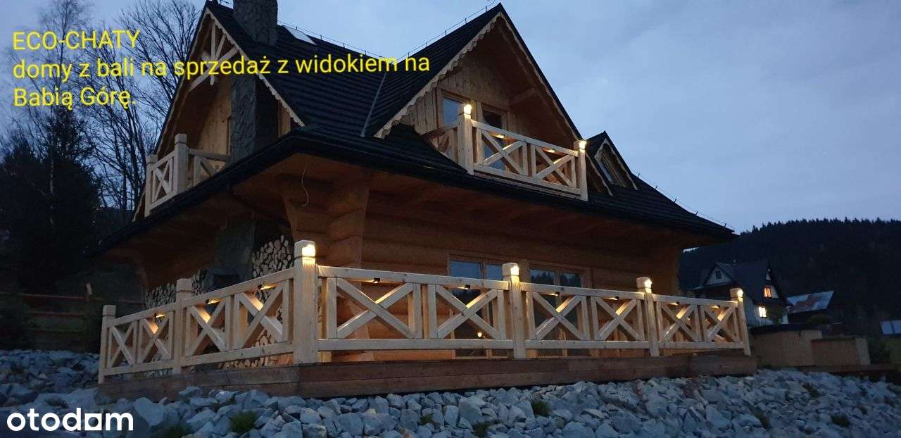 Dom z drewna działka widokowa Zawoja Babia Góra-8